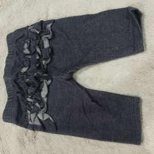 3/$15 Lightening Bug Baby Girl Size 3-6 Months Ruffle Butt Soft Jeans